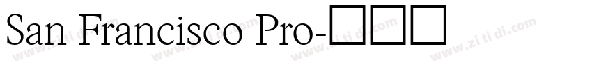 San Francisco Pro字体转换